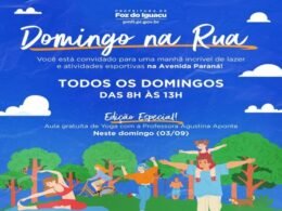 Domingo na Rua terá aula de Yoga gratuita e atividades recreativas