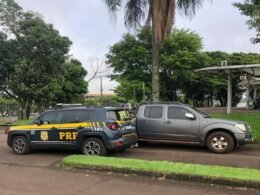 Preso motorista de caminhonete roubada após tentativa de homicídio contra os agentes da PRF