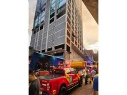 Bombeiros de Foz ajudam a combater incêndio de grandes proporções em Ciudad del Este ,Paraguai