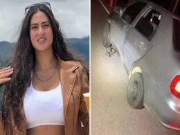 Atriz morre atropelada após parar o carro para trocar o pneu