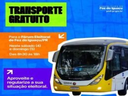 Foz terá ônibus gratuito para o Fórum Eleitoral neste final de semana