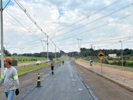 Recapeamento da Avenida Tancredo Neves chega à segunda etapa