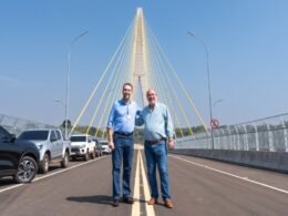 Diretores da Itaipu inspecionaram obras de acesso à Ponte da Integração