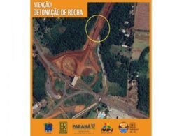Atenção! Obra da Perimetral Leste de Foz terá detonações de rocha esta semana