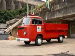 Última Kombi da Itaipu está em exposição na usina