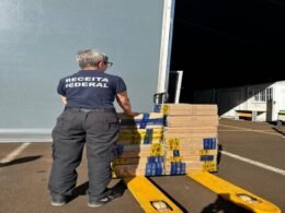 Apreendidos R$ 355 mil em equipamentos Starlink e mineradoras de Bitcoin no Aeroporto de Foz do Iguaçu