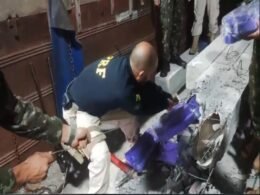 Apreendida mais de 1 tonelada de maconha dentro de postes