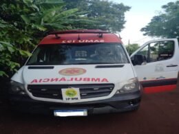 Ambulância do Samu furtada na madrugada desta quarta-feira (08) é recuperada pela polícia