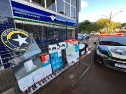 Condutor foge de abordagem na BR-277 em Medianeira e Receita Federal apreende R$ 310 mil em mercadorias contrabandeadas no mesmo dia