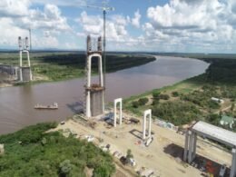 Ponte Bioceânica: avanços na instalação dos tirantes e construção do tabuleiro