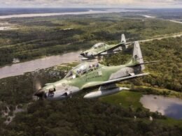 Super Tucano fará combate frontal contra voos irregulares no Paraguai