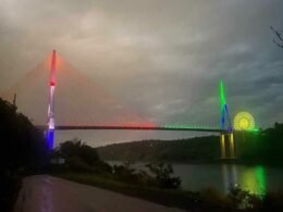 Sistema de iluminação da Ponte da Integração passa por ajustes