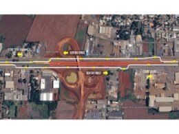 Interdição na BR-277 em Foz do Iguaçu para avanço de obra da Perimetral Leste
