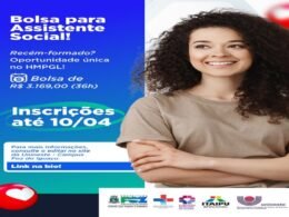 Projeto oferta bolsa para assistente social recém-formado atuar no Hospital Municipal