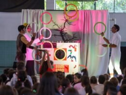 Mudanças climáticas ganham os palcos: Itaipu leva espetáculo educativo às escolas de Foz