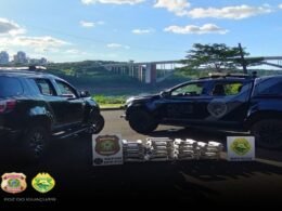 Apreendidos 38 quilos de maconha às margens do Rio Paraná, em Foz do Iguaçu