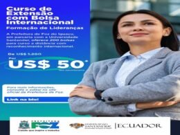 Prefeitura e Universidade de Santander ofertam 200 vagas para curso de extensão voltado à formação de lideranças