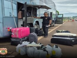 Mulher é flagrada com remédios contrabandeados em ônibus interestadual
