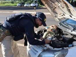 Automóvel clonado é apreendido pela PRF em Santa Terezinha de Itaipu