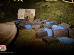 Operação no Lago de Itaipu apreende embarcação e veículo com cigarros contrabandeados