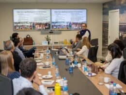 Itaipu recebe comitiva da UNOPS e debate retomada das obras do campus da Unila