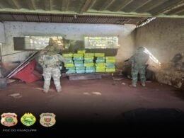 Uma tonelada de drogas é apreendida em São Miguel do Iguaçu
