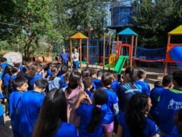 Recurso de gincana da Itaipu se transforma em parque infantil para 500 crianças