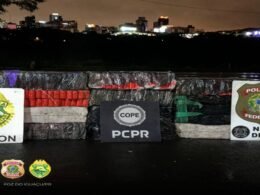 Polícia intercepta 232 quilos de maconha descarregados de embarcação no rio Paraná