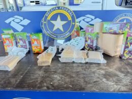 Apreendidos 5,5 kg de maconha escondida em caixas de erva-mate na