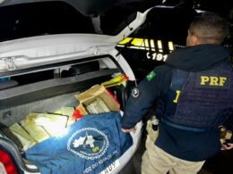 Adolescente é apreendido com 50 kg de maconha na BR-277 em Santa Terezinha de Itaipu