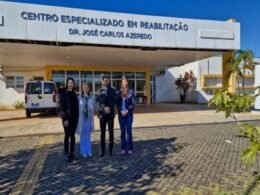 Centro Especializado em Reabilitação de Foz recebe a visita do presidente do CREFITO-8