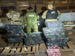 Polícia encontra depósito com 379 kg de maconha em chácara próxima ao Lago de Itaipu