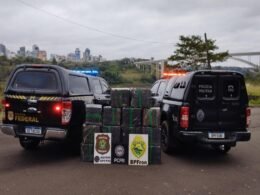 Apreendidos 345 kg de maconha abandonados às margens do rio Paraná