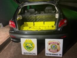 Fuga e perseguição terminam com apreensão de 50 kg de maconha em Foz