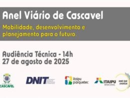 Itaipu Parquetec apresenta Termo de Demanda para estudo do Anel Viário de Cascavel