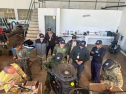 Curso de manutenção de motores de popa reúne PF, Itaipu, Exército e instituições parceiras em Foz