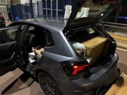 Comboio de cinco carros é apreendido na BR-277