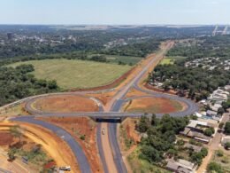 Chegam a 75% de execução, as obras da Perimetral Leste de Foz