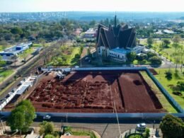 Obra da Casa da Mulher Brasileira avança em Foz do Iguaçu