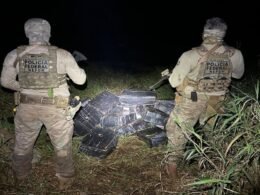 Apreendida mais de 1 tonelada de maconha às margens do Lago de Itaipu