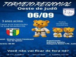 Mais de 900 atletas no maior torneio de judô do Oeste do Paraná em Foz do Iguaçu