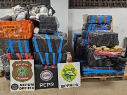 Mais de 1,2 tonelada de drogas é apreendida dentro de uma residência em Foz