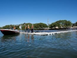 Itaipu inicia montagem da usina solar flutuante no reservatório