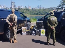 Apreendidos 307 quilos de maconha às margens do Rio Iguaçu