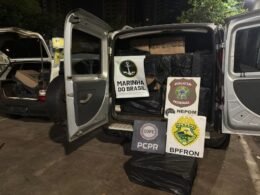 Grande apreensão de cigarros e cigarros eletrônicos e 3 pessoas presas