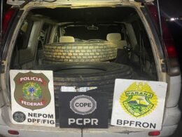 Em poucas horas, policiais recuperam carro roubado e interceptam contrabando de pneus em Foz