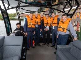 Itaipu e Itaipu Parquetec apresentam primeiro barco 100% movido a hidrogênio verde do Brasil