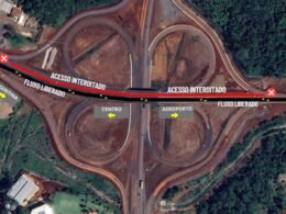 Trecho sob viaduto da Perimetral Leste é interditado para obras em Foz