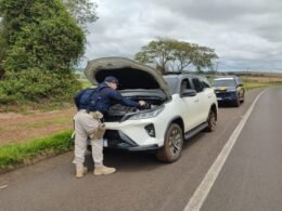 PRF apreende droga com duas paraguaias e recupera caminhonete roubada