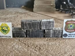 Quase 100 kg de maconha são apreendidos às margens do Rio Paraná